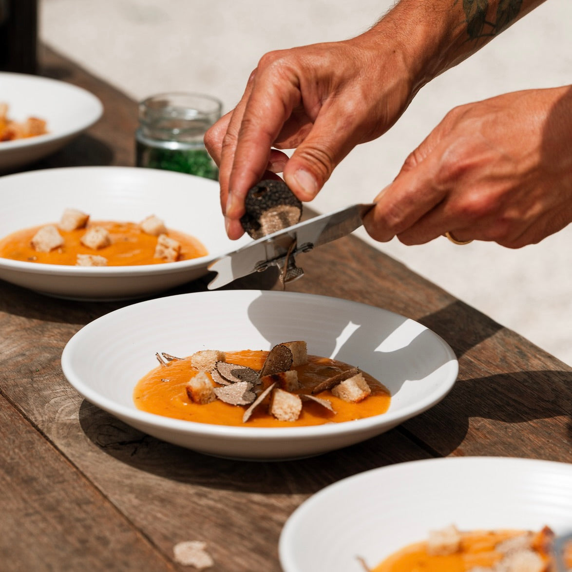 VELLUTATA DI ZUCCA E TARTUFO
